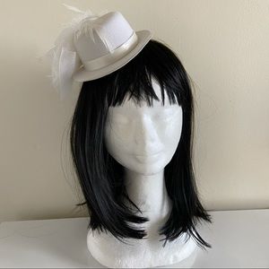 Mini Flower Fascinator Top Hat Hair Clip